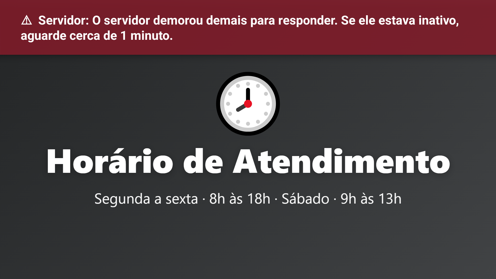 Faixa de erro do Player sobre a propaganda em exibição (captura real)